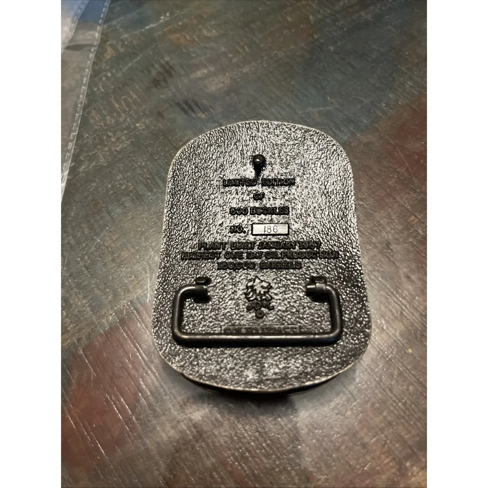 Belt Buckle Trading Bay Alaska TBPF Vintage